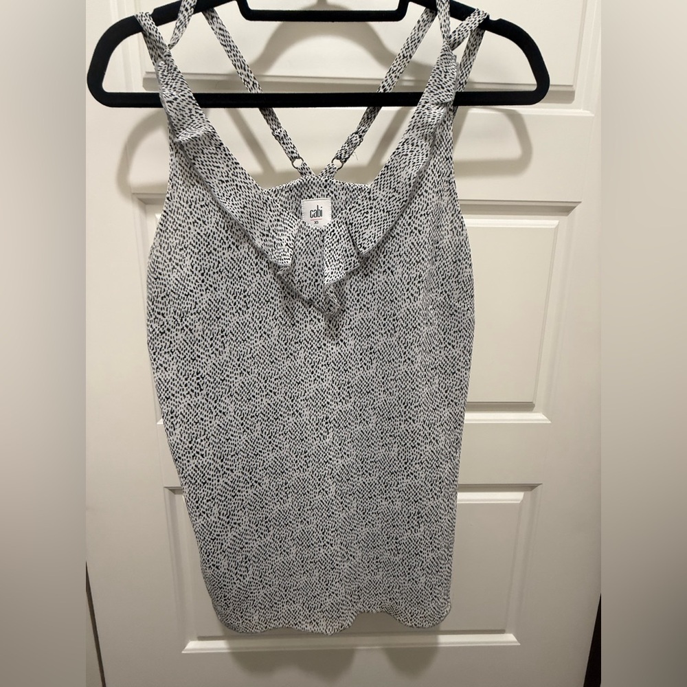 Cabi 5359 Flutter Tank Top Blouse Size XS